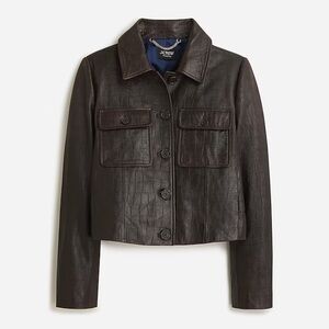 Jcrew Collection faux leather lady jacket